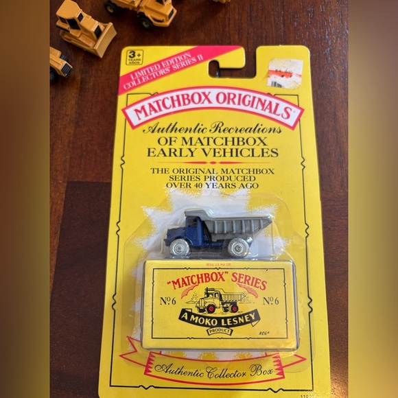 Ertl Die Cast Mini Construction Car Toys 1991 Lot And A Brand New Matchbox - Picture 3 of 15